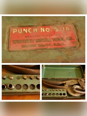 Whitney Metal Tool Co. Punch No. 5 Jr. Set - Green